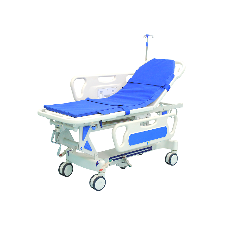 Medical ABS Transfer Stretcher Height Adjustable Emergency ICU Patient Trolley