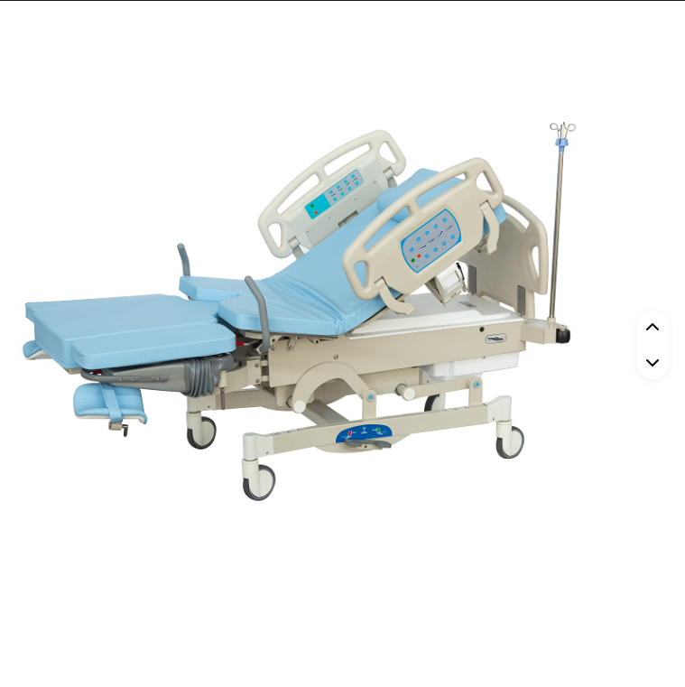 CH-T600 Integrated LDR Maternity Hospital Bed with LINAK 24V Electric Motor, Dual Side Control ABS Guardrail Emergency Backup Battery ISO CE Certified