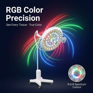Shadowless Operating Lamp, Mobile OT Light, LED Examination Lamp