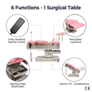 304 Stainless Steel Medical Bed
