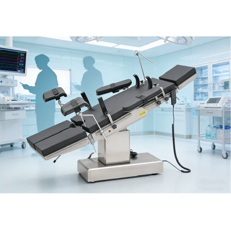 304 Stainless Steel Electric Surgical Table with Battery Backup