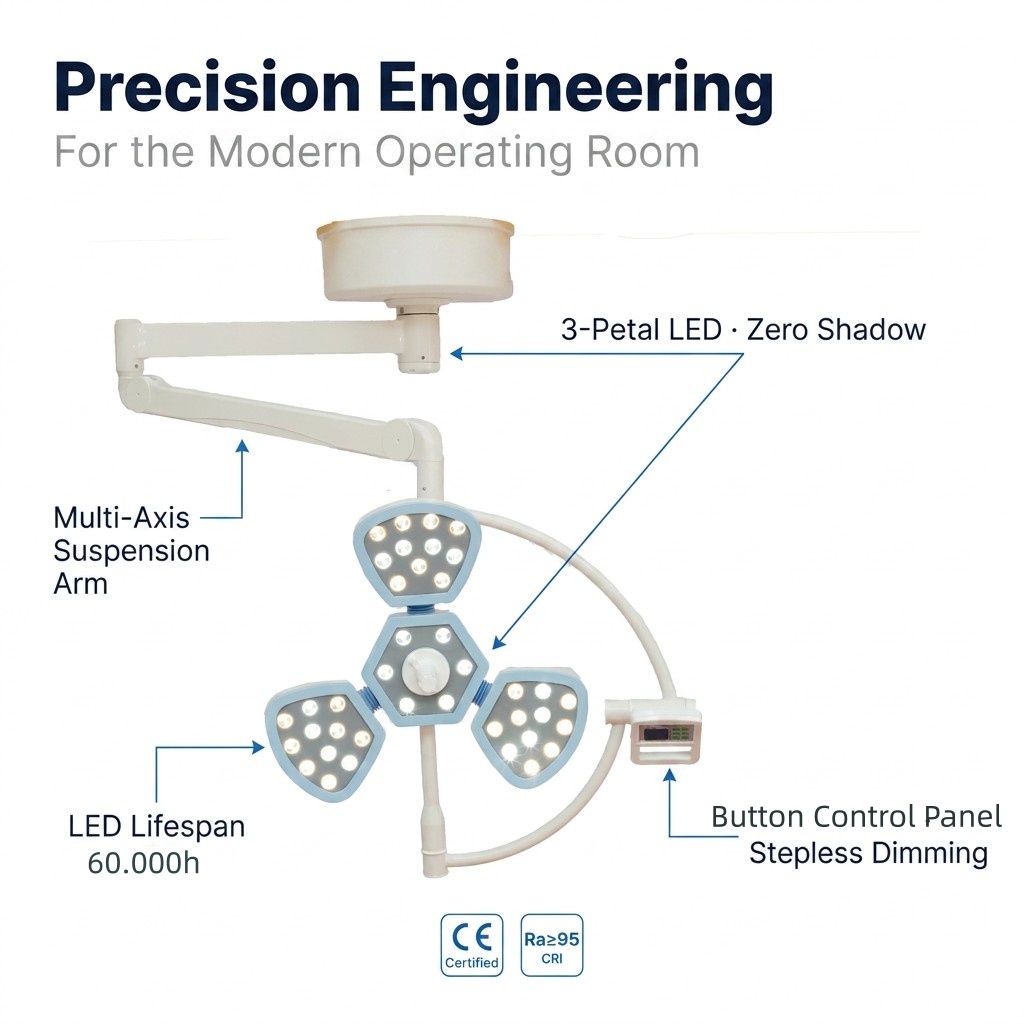 Open Design Surgical Lamp Laminar Flow Surgical Light