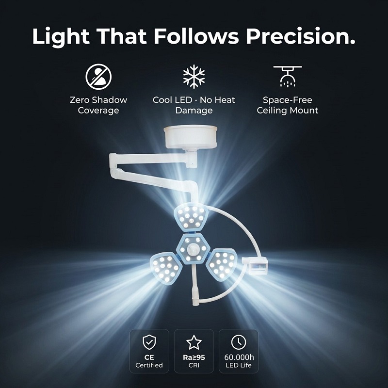 Petal Design Surgical Light Osram LED Operating Theatre Lamp