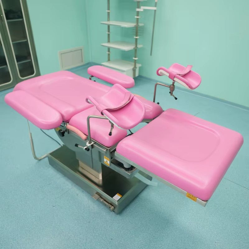 CH-T600 Electric Side-Expand Gynecology Operating Table, Multi-Function Obstetric Delivery Table CE RoHS ISO Certified for Maternity Examination & Cesarean Surgery