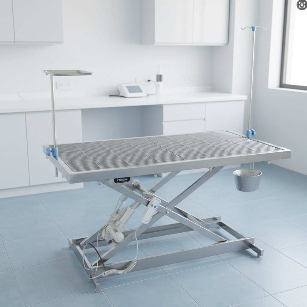 ACS-02 Large Size Pet Electric Operating Table, Touch Control Lifting Veterinary Surgical Table for Animal Hospital & Pet Clinic