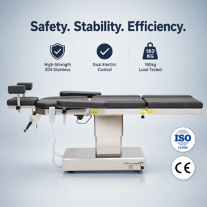 Dual Motor Electric Surgical Table (Height & Backrest)