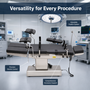 Universal Operating Table with Built-in Kidney Bridge