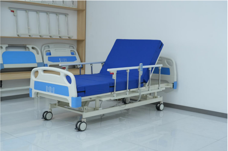 CE FDA certified nursing bed supplier, Electric patient bed with silent casters