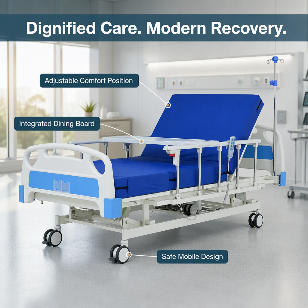 Electric three-function nursing bed 3 function hospital bed,