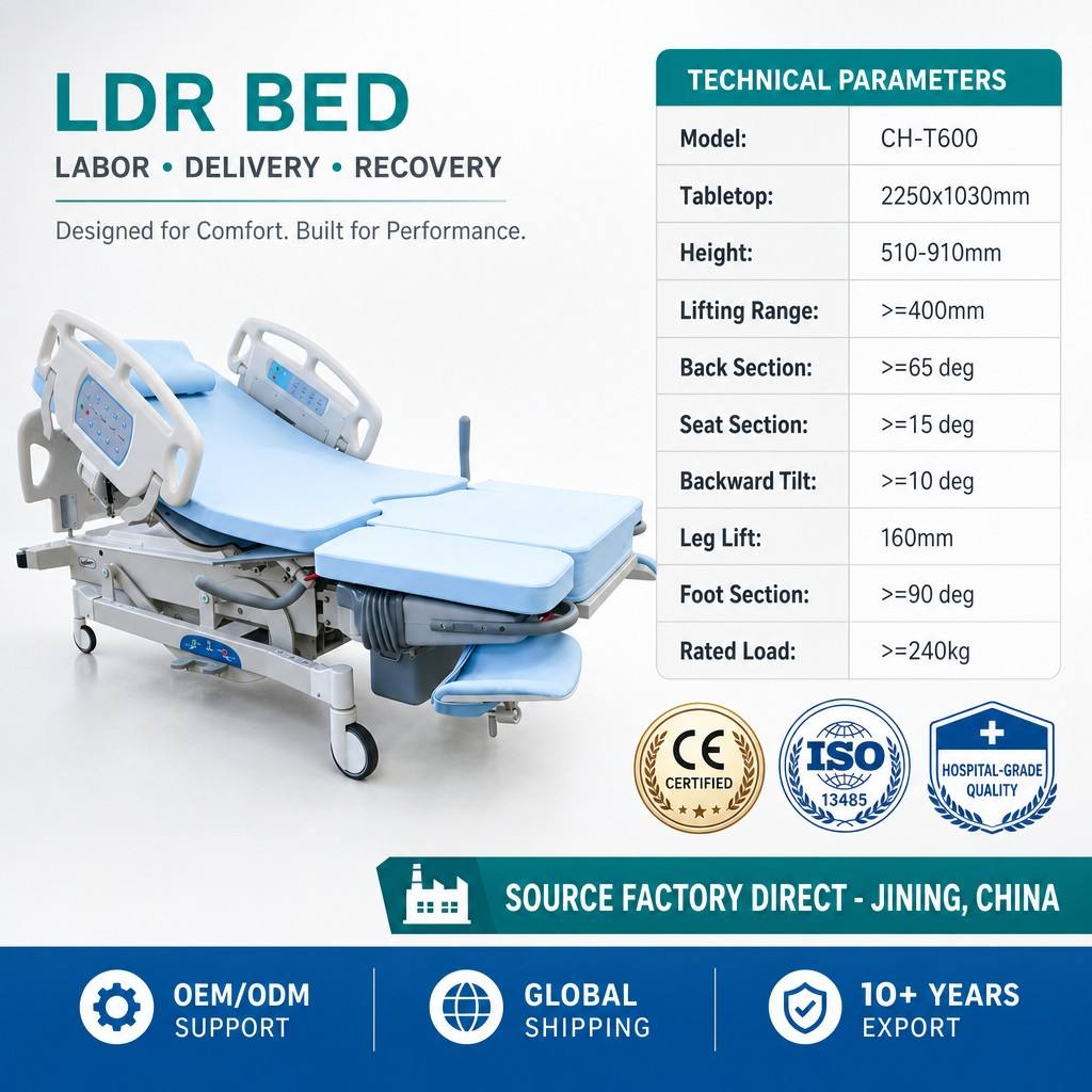Electric delivery bed, Electric obstetric operating table,