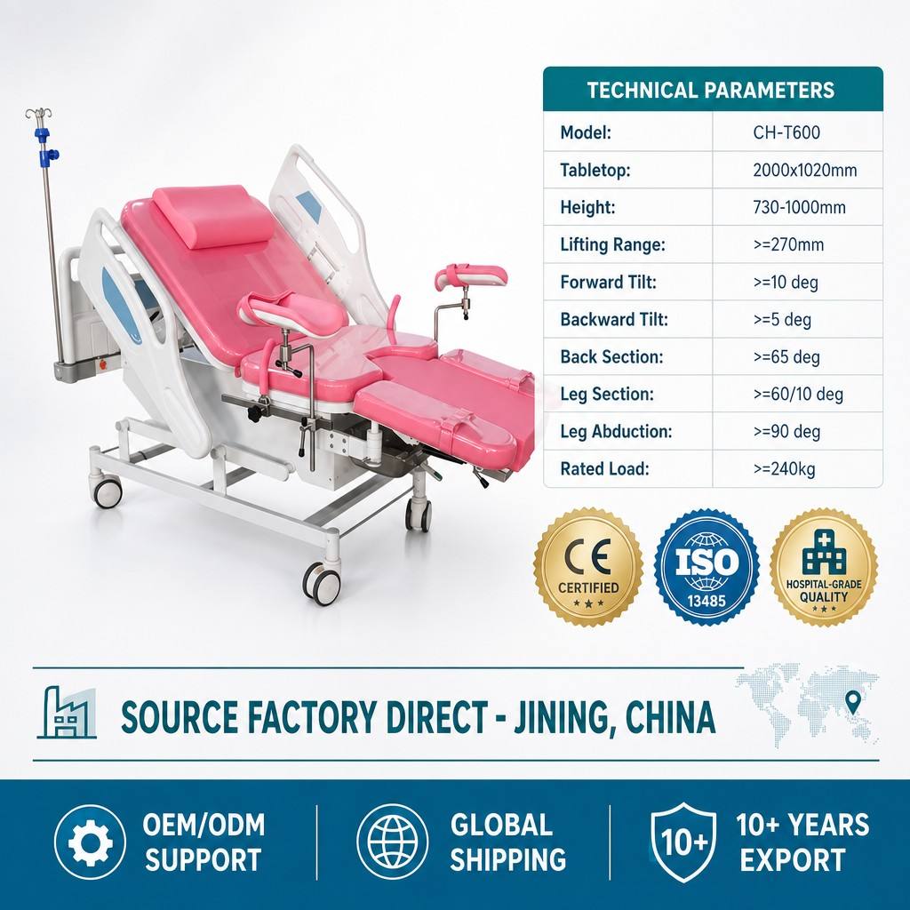 Electric delivery bed, Electric obstetric operating table,