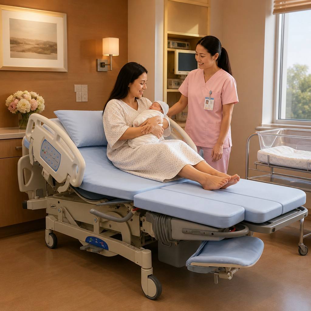 Multifunction LDR bed (Labor, Delivery, Recovery) Multifunctional gynecological bed supplier.